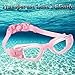 Premium Kid Swim Goggles,Best Swimming Goggles for Boys Girls Child Youth,Triathlon Glasses with Waterproof,Anti-Fog,UV Protection Lenses and Soft Silicone Frame Free Ear Plugs,Nose Clips (Pink)