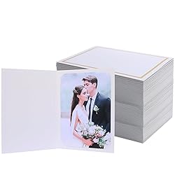 Apprabbr 100 Pcs Photo Folders for 4x6 or 5x7
