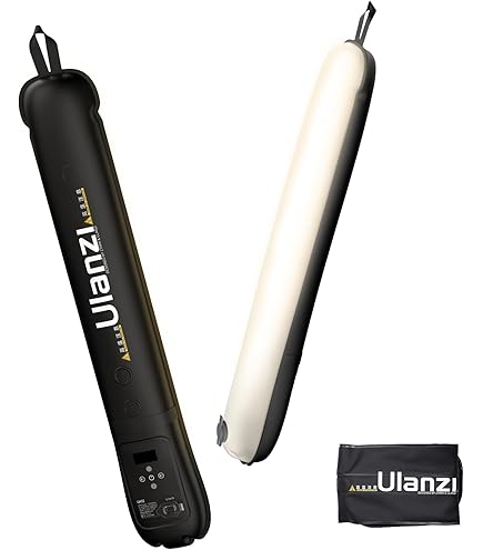 Ambitful インフレータブル LEDチューブライト 12W GC12BI Amazon.com : AMBITFUL GC12 12W Handheld LED Light, 2700K-6500K Bi