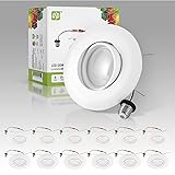 ASD 6 Inch Gimbal Retrofit LED Recessed Light 5000K