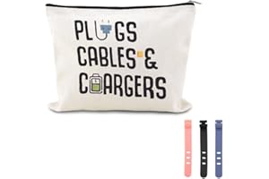 Travel Charger Organizer Bag for Cords and Cables Plug Charging Bag Earphone Storage Pouch Small Electronic Makeup Bags Wire 