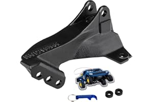 Supreme Suspensions - Heavy-Duty Track Bar Bracket for 2008-2022 Ford F250 / F350 Super Duty 4WD - OEM Style, Black, Steel, V