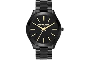 Michael Kors Slim Runway Women's Watch, Stainless Steel Bracelet Watch for Women