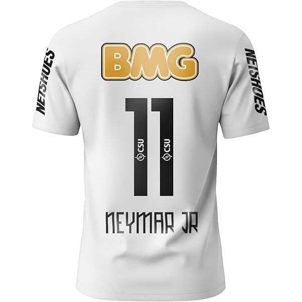 Amazon.com: Tutiinca Soccer Star Neymar 11 Jersey Style Tee
