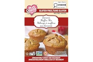 XO Baking Co. Gluten Free Banana Muffin Mix; Non-GMO; Kosher; Rice Free; Peanut Free; No Preservatives, Artificial Flavors or