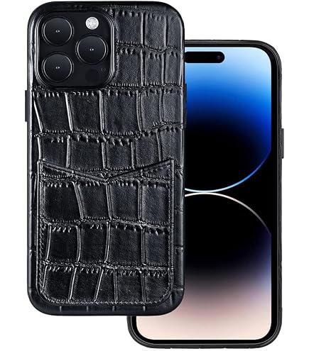 Amazon.com: Docco Jette Compatible with iPhone 14 Pro Leather Case