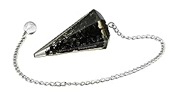 Amazing Gemstone Shungite Orgone Crystal Pendulums
