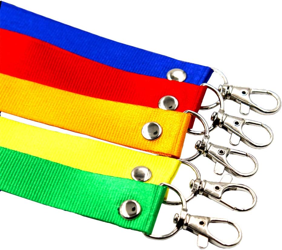 yeemeen Lanyard, 14 PCS Badge Holder Neck Strap, Multicolour, Personalised ID Card Holder, Safety Break Away, Metal Clip - Image 5