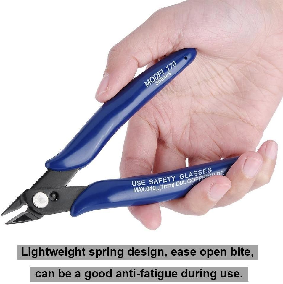 Wire Cutters, Electronic Diagonal Pliers for 3D Printers, Scissors Suitable for Cutting Wire Electronic Foot Cutters, Cable Cutters - Image 4