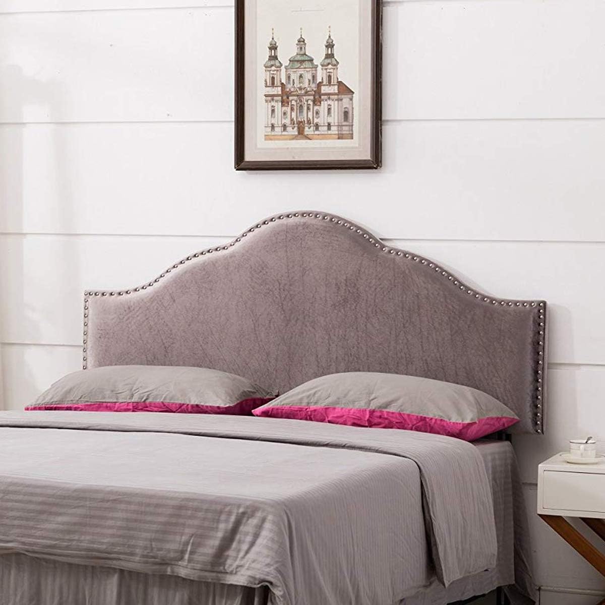 Best queen tufted headboard nailhead
