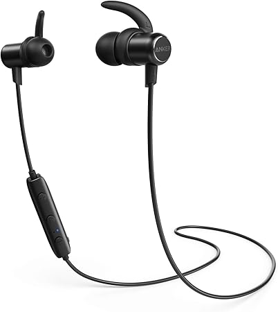 Amazon Co Jp Anker Soundbuds Slim Bluetoothワイヤレスイヤホン カナル型 マグネット機能 防水規格ipx5 内蔵マイク搭載 Iphone Android各種対応 ブラック 家電 カメラ