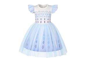 HenzWorld Princess Dress up for Girls Birthday Party Outfits Halloween Costumes for Kids Princess Costumes Tulle Tutu Dress
