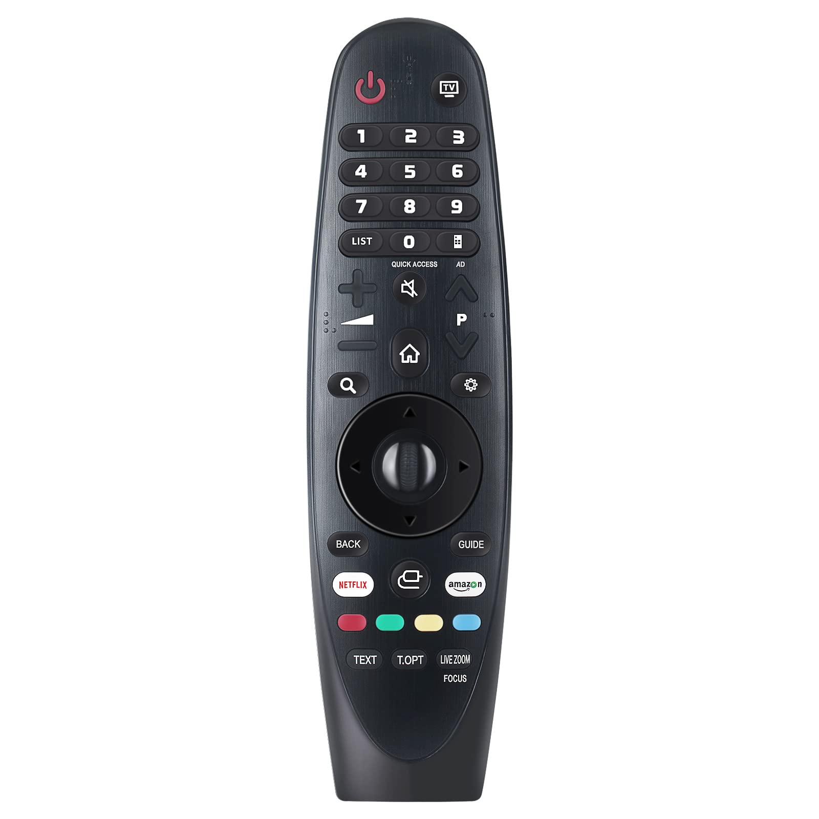 AULCMEET AN-MR18BA Replace Remote No Voice Compatible with LG 4K OLED TV OLED65B8STB,OLED55E8PTA,OLED65W8PTA,OLED77C8PTA,OLED55B8STB, OLED55C8PTA,OLED55E8PTA,OLED77W8PTA,OLED65C8PTA,OLED65E8PTA