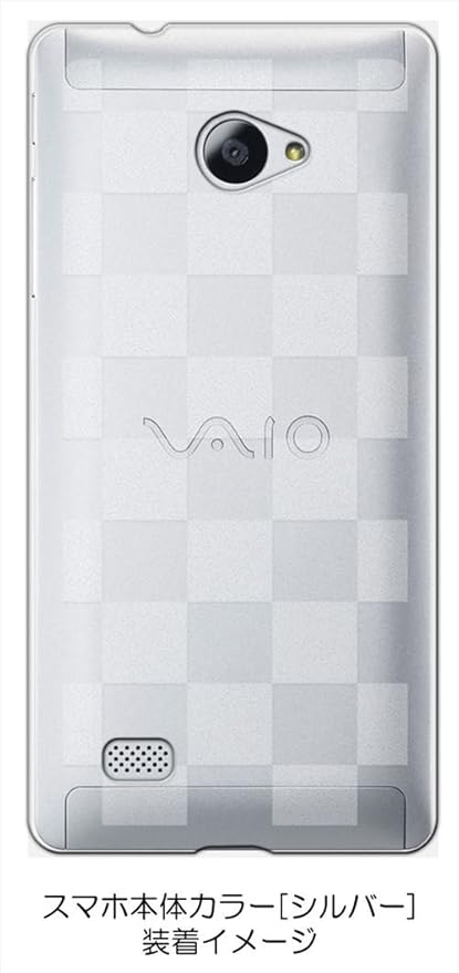 Amazon Sslink Vaio Phone Biz Vpb0511s Vaio Phone A Vpa0511s ケース クリア 透かし加工 ブロックチェック 市松 ハードケース カバー ジャケット スマートフォン スマホケース スマホカバー ケース カバー 通販