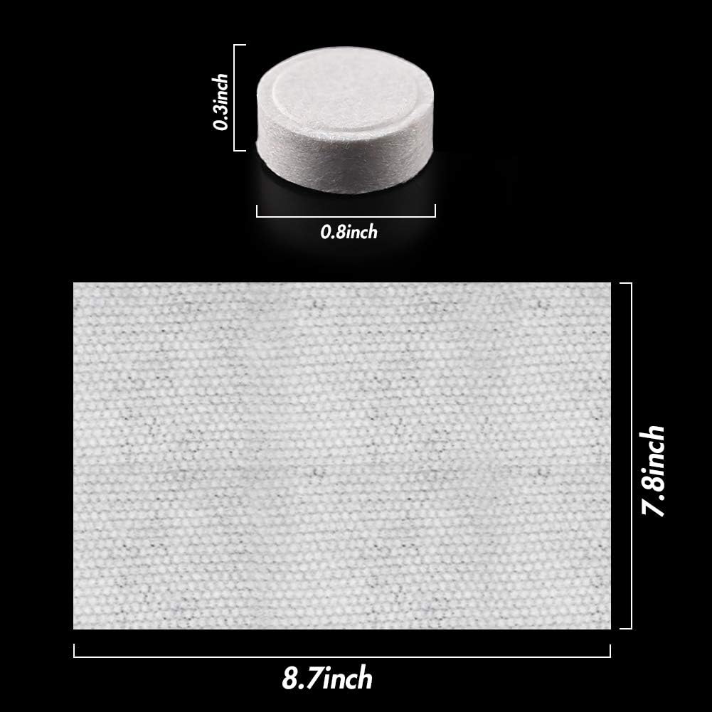 BigOtters 35 PCS Compressed Towel, 7.8 X 8.7 inches Hand Towels Tablet Towel Cotton Coin Tissue for Travel Camping Home Bathroom Beauty Salon Outdoor Sports Businesstrip: Home & Kitchen