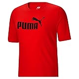 PUMA mens Essentials Logo Tee Shirt, Puma