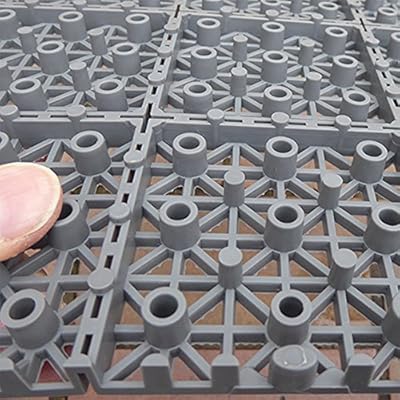 JJOnlineStore – Schwarz Leafage ineinandergreifende SCHAUMSTOFF MATTEN