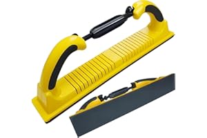 TOROMP 2-3/4" x 15-3/4" PSA Adjustable Radius Flex Longboard Hand Sanding File Block with PSA Backing Conversion Adapter Pad, Use Continuous Rolls or Sandpaper Sheets, Auto, Wood