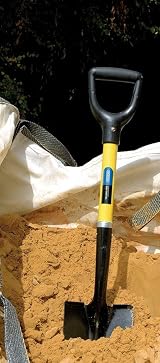 Draper 57569 Mini Round Point Shovel Fibreglass Shaft Blue view 2
