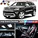 skylightauto 16pcs LED Premium Xenon White Light Interior Package Deal for Jeep Grand Cherokee 2011-2017