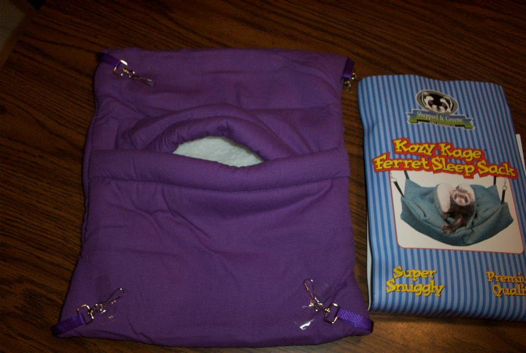 purple ferret cage