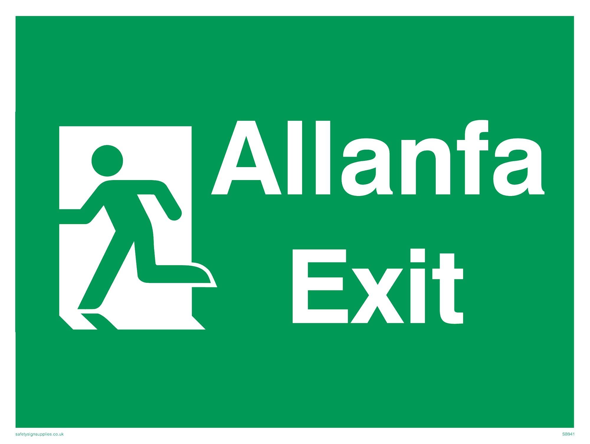 Pack of five - Allanfa Sign - 200x150mm - A5L
