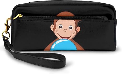 Amazon Co Jp おさるのジョージ ペンケース 筆箱 スリム 無地 防水 軽量 耐久性 子供 中学生 高校生 文具収納 プレゼント 化粧品の袋 ホーム キッチン