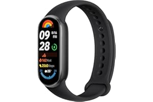Xiaomi Smart Band 9 Global Version (2024) 1.62" Amoled Display | 233 mAh Battery | up to 21 Days of Battery Life | Over 150 Workout Modes | BT 5.4 | 50M Water Resistant - Black