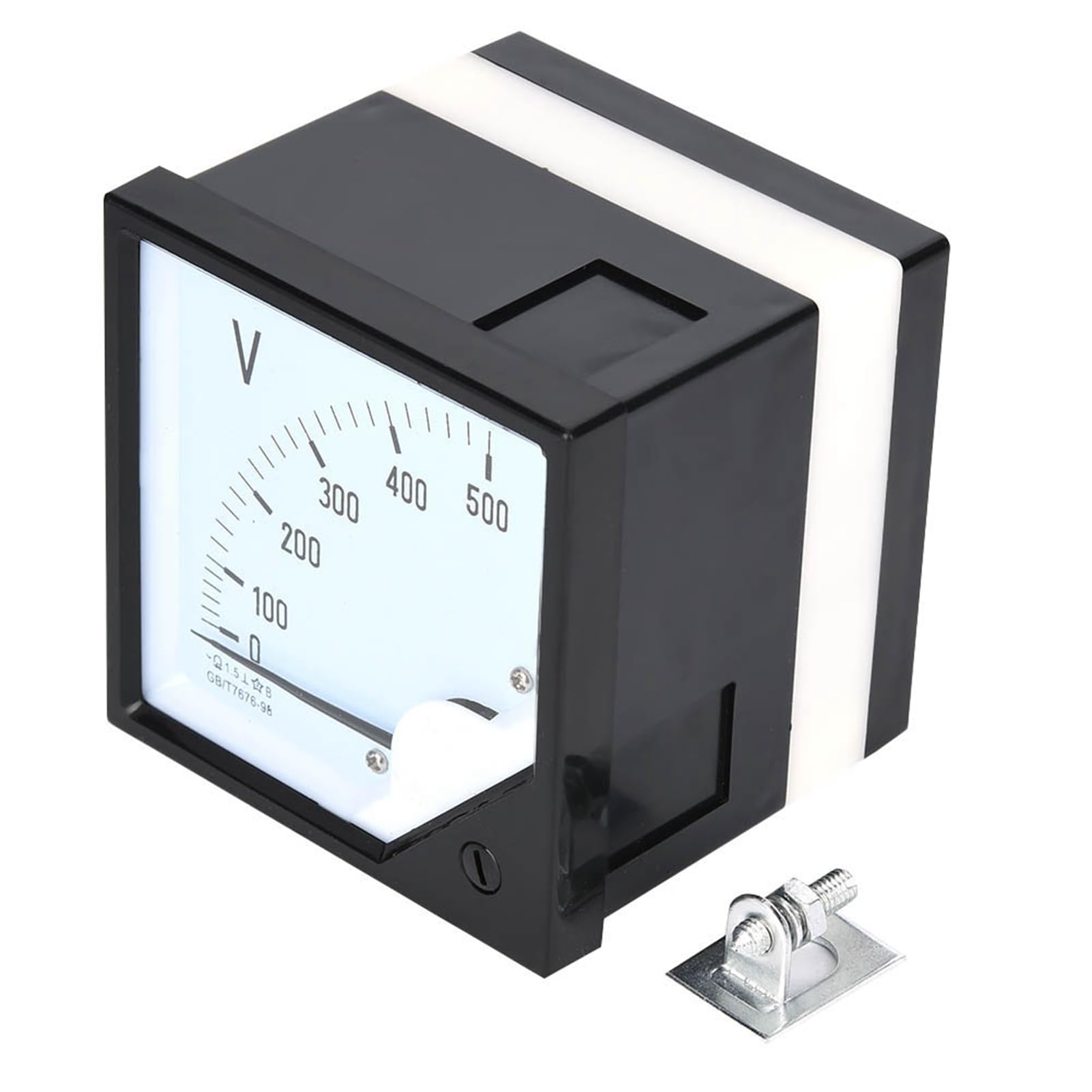 Fafeicy Analog Voltmeter AC 0-500V,Square Panel Voltage Meter for Electronic Control Devices
