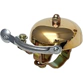 Crane Bike Bell, Suzu Bicycle Bell, Made in Japan for City Bikes, Cruisers, Road Bikes or MTB, Fits Bars diameters 22.2 to 26.0mm