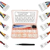 1.25mm Male and Female Connectors Socket and Plug with Pre-Crimped Cables Compatible with JST Molex PicoBlade 1.25 for Pixhaw