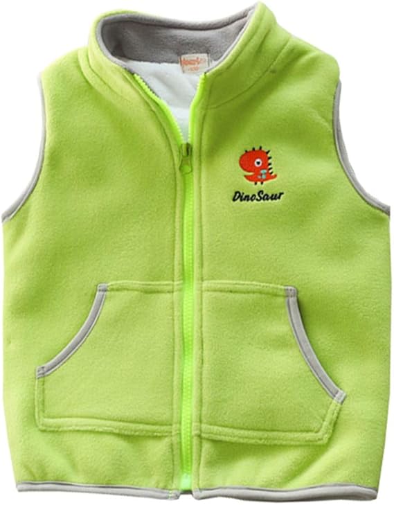 Amazon Co Jp テンカ 子供ベスト 女の子 男の子 秋冬 厚手 ベビー服 綿 暖かい 防寒 可愛い キッズジャケット 袖なし フードなし 幼児 男女兼用 通園 通学 お誕生日 服 ファッション小物