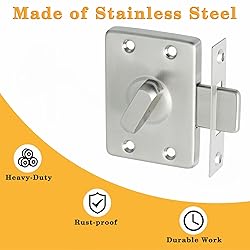 Alise Rotate Bolt Gate Latch,Heavy Duty Barrel