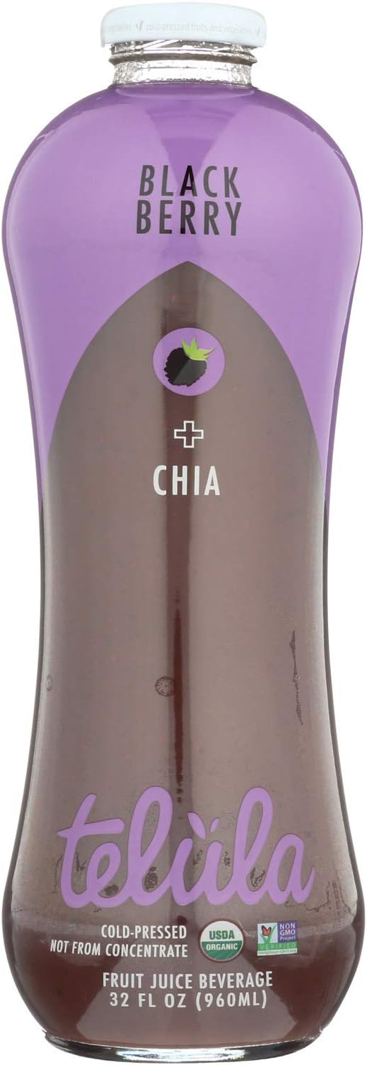 Telula Juice Blackberry Chia Organic, 32 oz