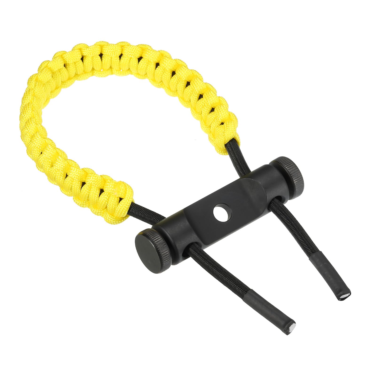 PATIKIL Archery Bow Wrist Sling, Adjustable Compound Braided Wrist Strap for Bow Target Shooting, Yellow