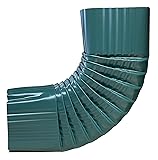 90 Degree Aluminum Downspout Gutter Elbow Style