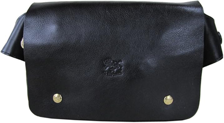 Amazon イルビゾンテ ボディバッグ メンズ レディース ショルダーバッグ ブラック 381 P 153 カウハイドレザー 並行輸入品 Il Bisonte イルビゾンテ ボディバッグ ワンショルダー
