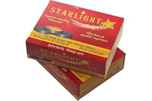 STARLIGHT CHARBON CHARCOAL Starlight Charcoal 33mm Instant Light Charcoal Tablets