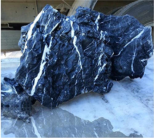 Graces Dawn Aquarium Fish Tank Seiryu Stone Random Shape Landscaping Decoration ( 8 lbs)