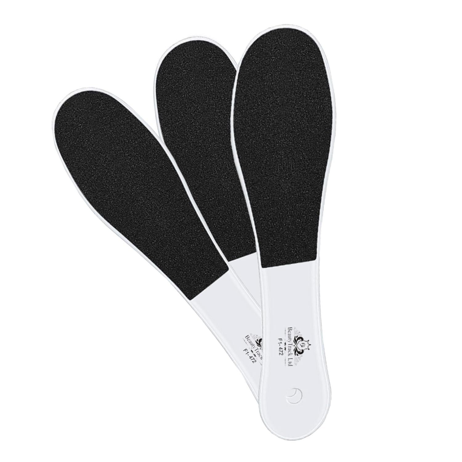 Double-Sided Foot Files Footfiles for Hard Skin Remover Foot Dry Skin Remover Feet Foot Rasp File Dead Skin Remover Foot Scrubber Hard Skin Remover Foot Care for Wet Dry Cracked Feet (Pack Of 3 White)