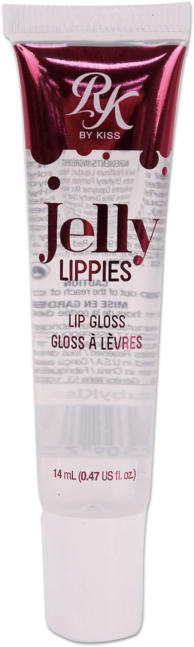 3-PACK!! Ruby Kisses Jelly Lippies Lip Gloss (RCLG01-Clear, RMLG02-Mermai, RMLG03-Love)