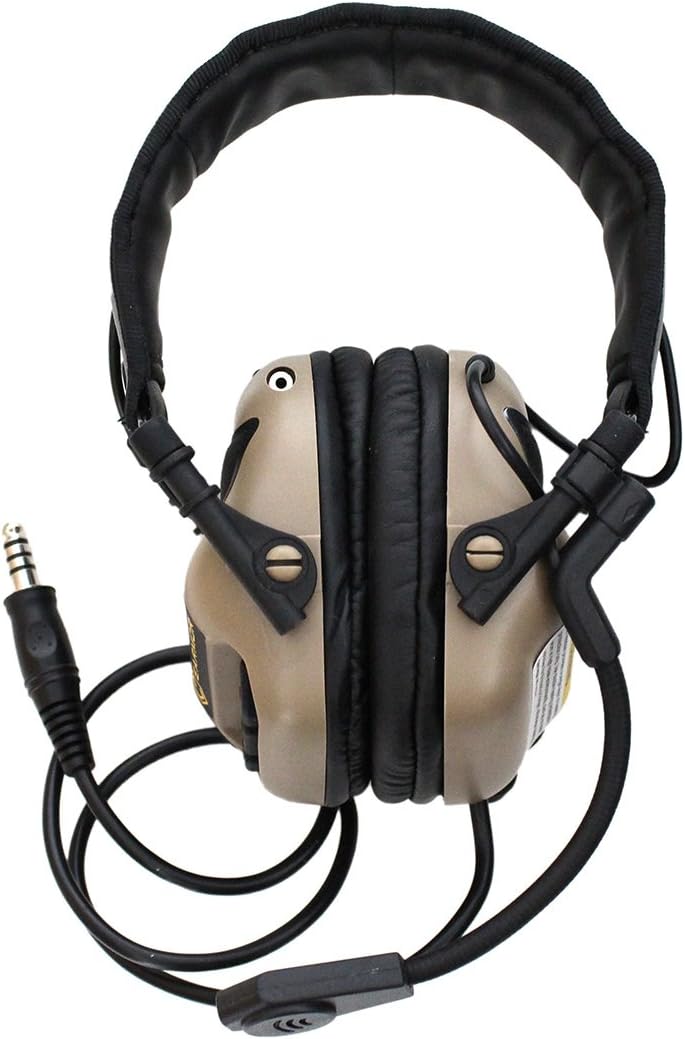 Earmor Universal Bracket Headset M32 with NRR 22 noise protection, adjustable - Tan [M32-TN]