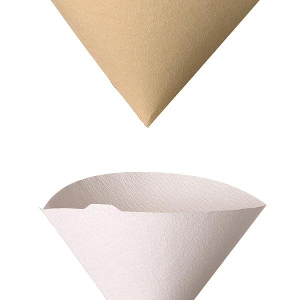 HARIO V60 PAPER COFFEE FILTER, SIZE 02, WHITE, 100CT BOX