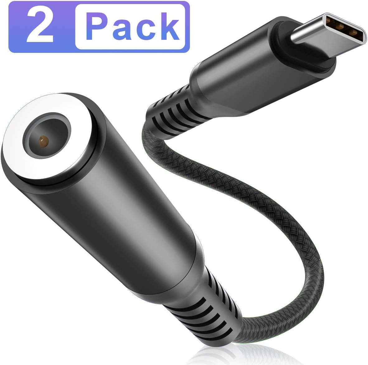 USB C to 3.5mm Adapter (2 Pack),Type C Male to 3.5mm Female Headphone Jack Audio Converter,Aux Cable Cord for Samsung Galaxy S20 Ultra S20+ Plus 20 Note 10 10+ A90 5G,Google Pixel 4 3 2 XL,iPad Pro 11: Electronics