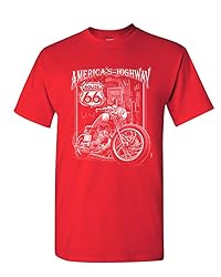 America's Highway T-Shirt Route 66 MC Motorcycle