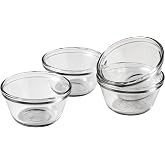 Anchor Hocking 6-Ounce Glass Custard Cups, Set of 4