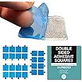 Mounting Tape for Acoustic Foam - Double Sided Adhesive Squares for Acoustic Soundproofing Foam Panels and Bass Traps 24 Pack