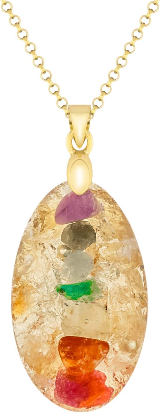 Prana Drop - Chakra Amulet - Clear - Small - S
