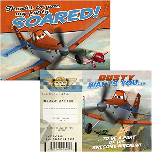 Disney Planes Invitation & Thank You (8)