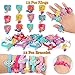 Qunan 84 Pcs Mermaid Party Favors Supplies Mermaid Tail Necklace Mermaid Bracelet Rings Hair Clip Sticker Gift Bag Mermaid Accessories Kit for Girls Mermaid Party Supplies